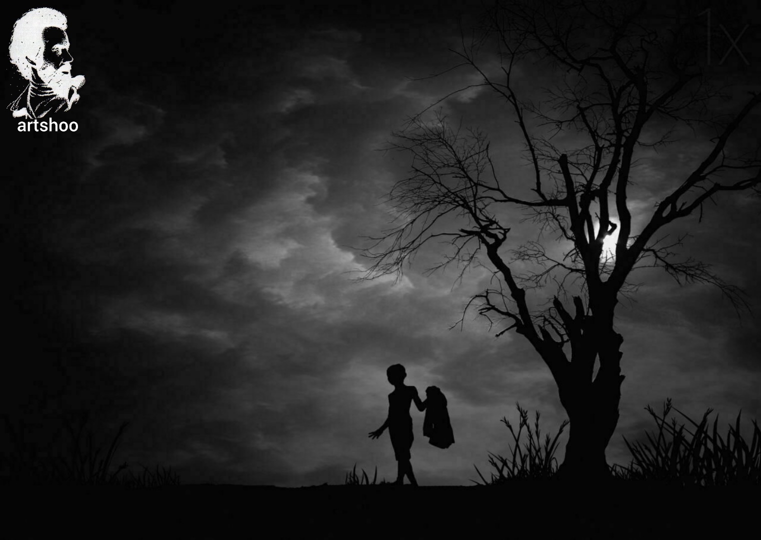 آموزش نقاشی سیاه قلم